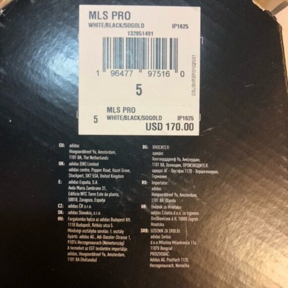 Adidas MLS 24 Pro Official Match Ball IP1625 OMB Size 5 - Picture 5 of 5